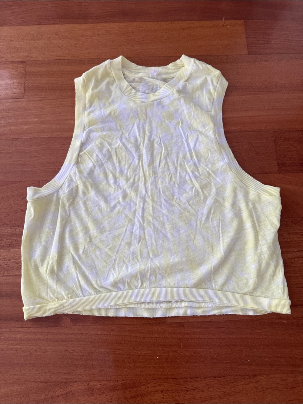 Free People Movement Yellow Tank, size small